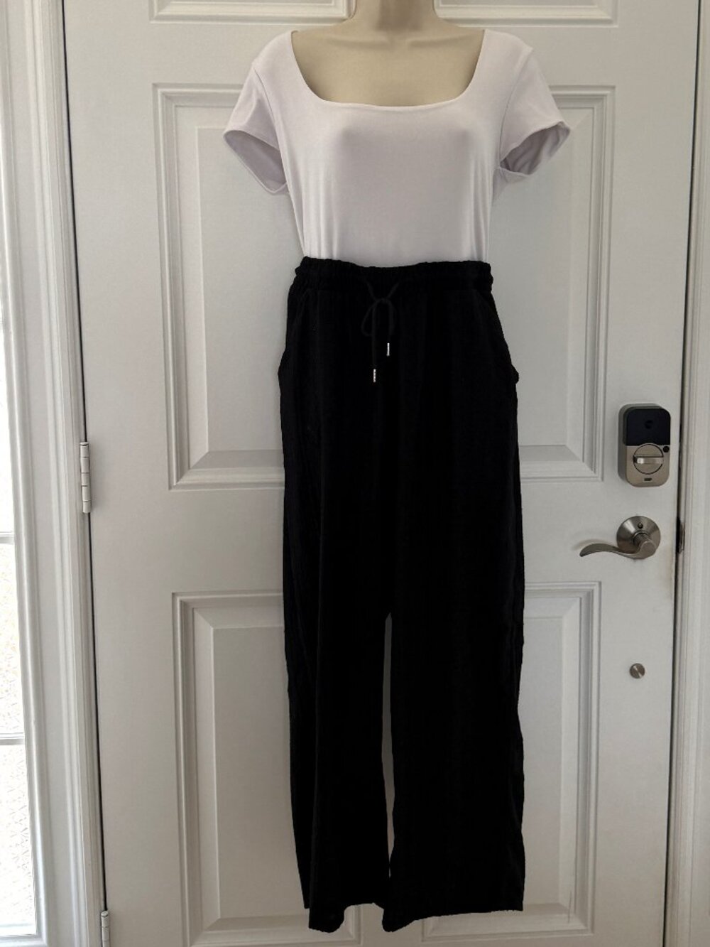 Black & White Jumpsuit by Derek Heart
